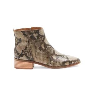 Lucky Brand “Lenree” Snake Bootie
